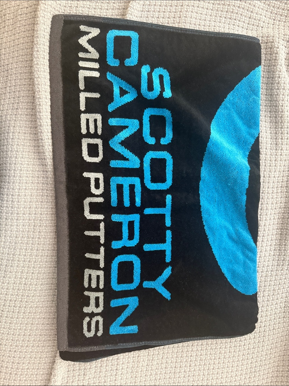 Scotty Cameron Black and Blue Circle T Blue Golf Towel
